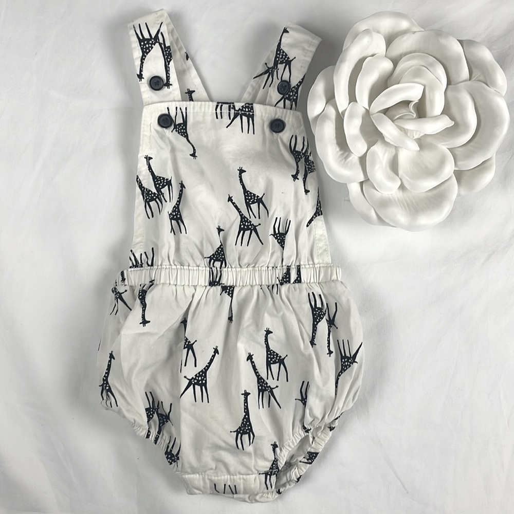 NWOT Old Navy Summer Overall Shorts Size 12-18 months